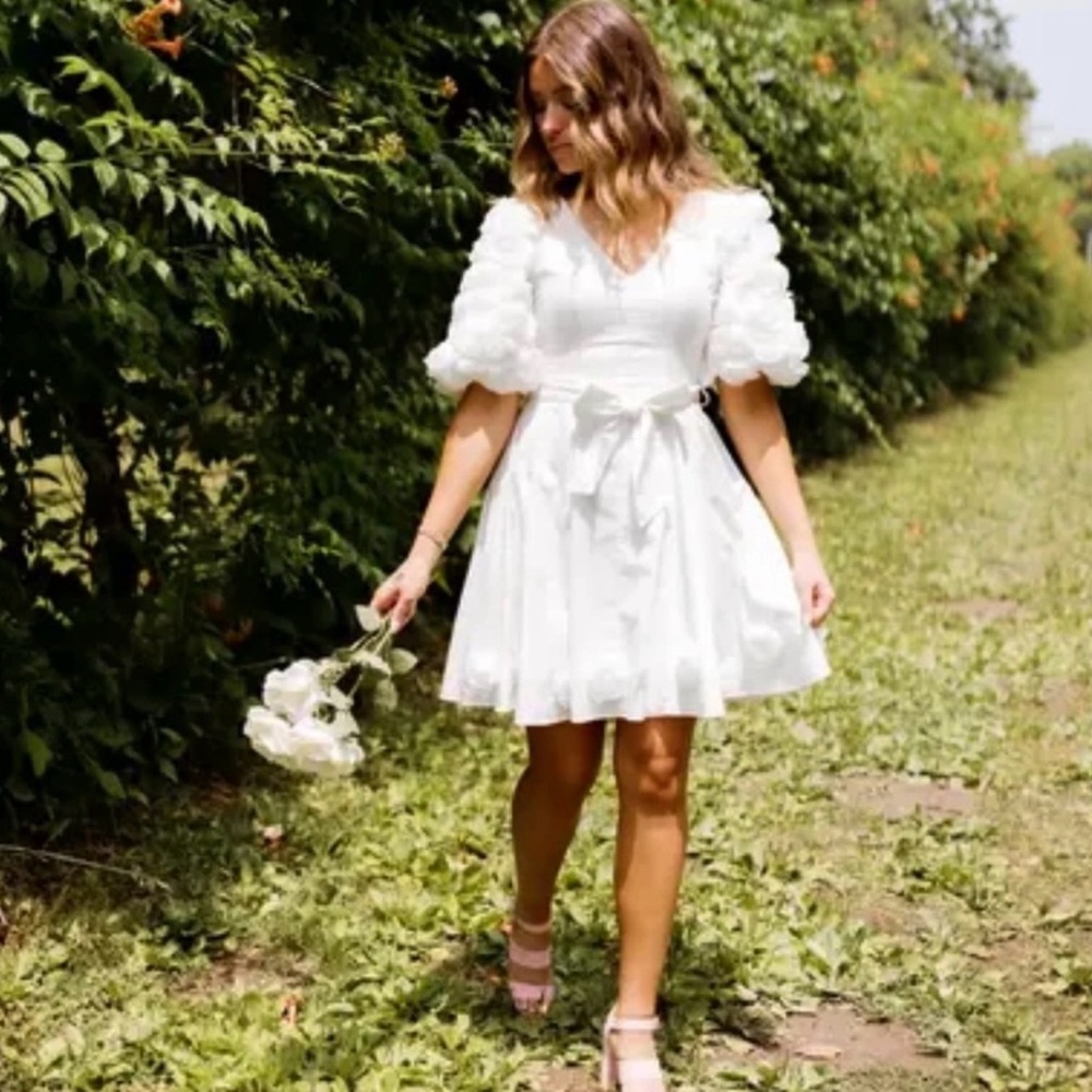 FLORAISON The Navy James Romantic Vintage inspired Dress